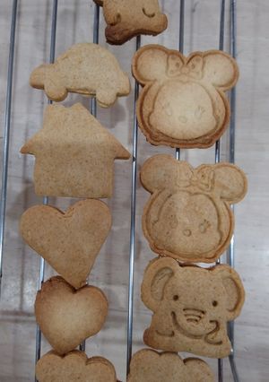 洗い物少なく型抜きしやすいきなこクッキー-レシピのメイン写真