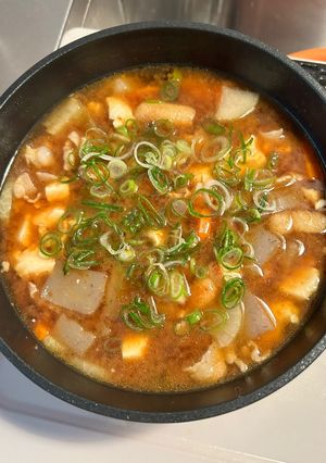 余った野菜を消費☆胡麻油風味の豚汁-レシピのメイン写真