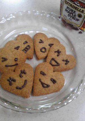 メープル♡全粒粉クッキー-レシピのメイン写真