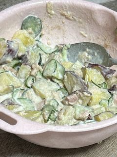 【レンジで簡単】さつまいもde サラダ-レシピのメイン写真
