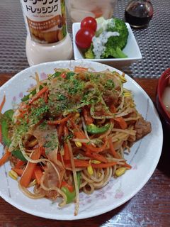 大豆もやしたっぷりソース焼きそば-レシピのメイン写真