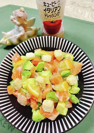 サーモンとアボガドの☆イタリアンサラダ♫-レシピのメイン写真