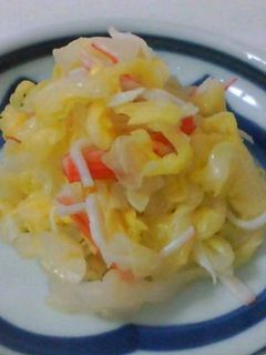 キャベツの酢の物-レシピのメイン写真