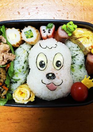 いないいないばあっ!ワンワンキャラ弁-レシピのメイン写真