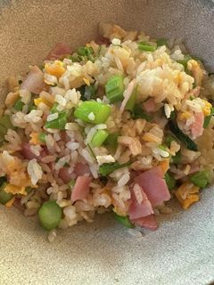 アスパラベーコンチャーハン-レシピのメイン写真