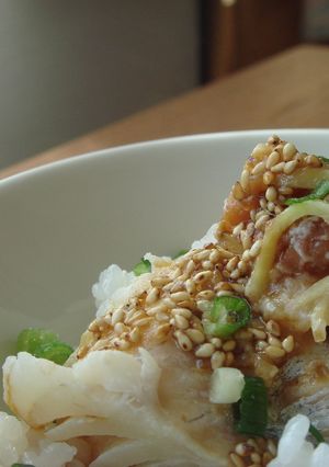 梅鱈丼-レシピのメイン写真