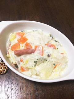 給食の「クリーム煮」♡マカロニ入り-レシピのメイン写真