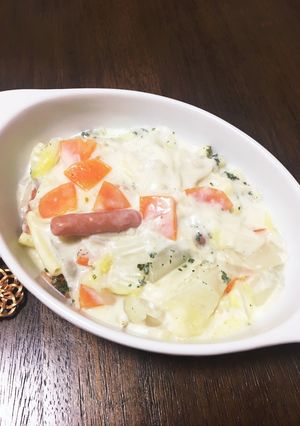 給食の「クリーム煮」♡マカロニ入り-レシピのメイン写真