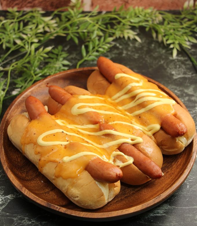 簡単！シャウエッセンのハニーチーズドッグ by だんどり亭