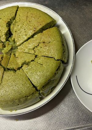 豆腐入り抹茶黒豆ケーキ-レシピのメイン写真