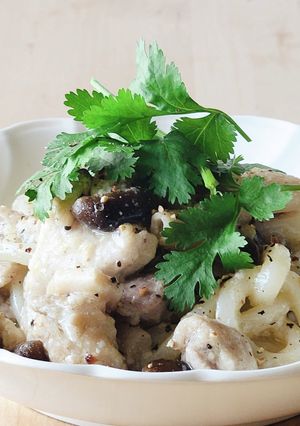 チーズクリームチキンうどん☆ランチ☆夜食-レシピのメイン写真
