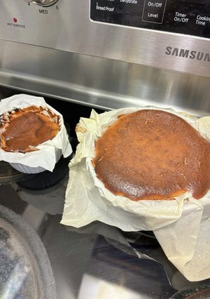ほうじ茶バスクチーズケーキ-レシピのメイン写真