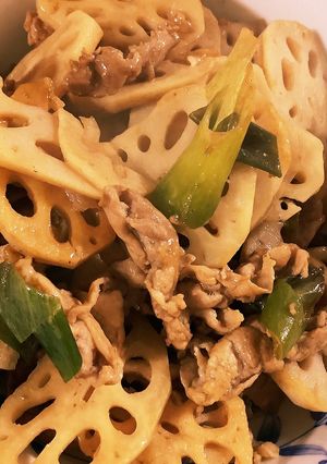 蓮根の炒め物-レシピのメイン写真
