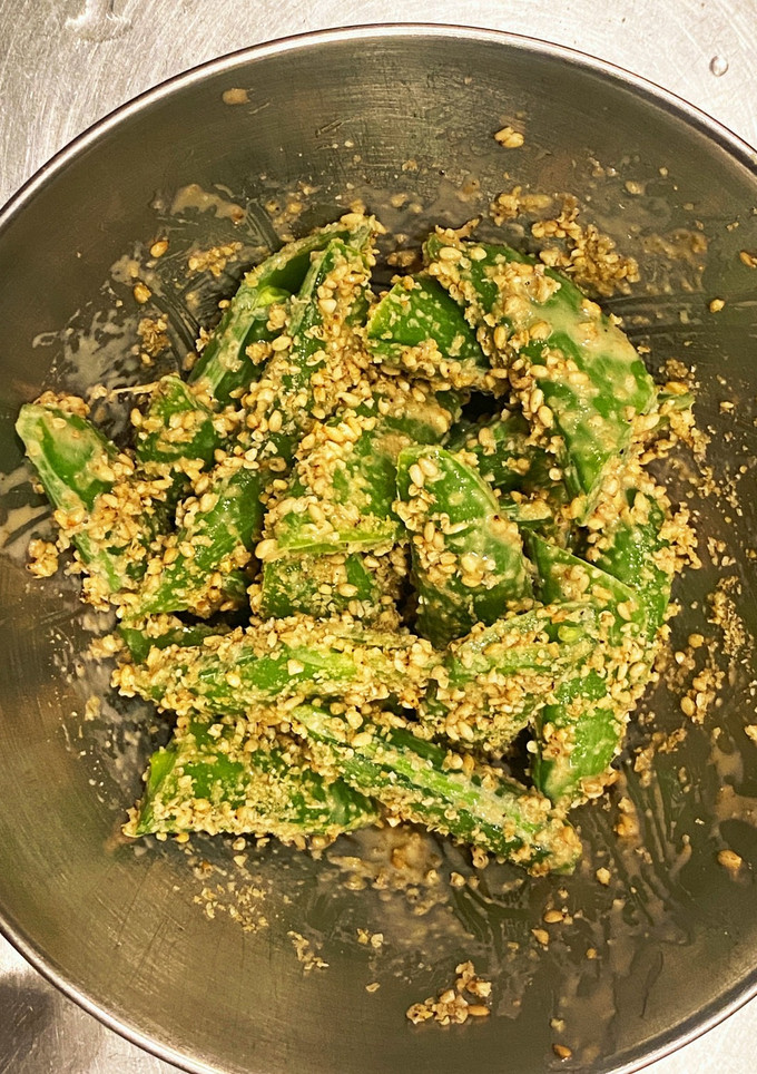 お弁当のえんどうごま和え-レシピのメイン写真