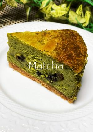 抹茶あずき☆チーズケーキ-レシピのメイン写真