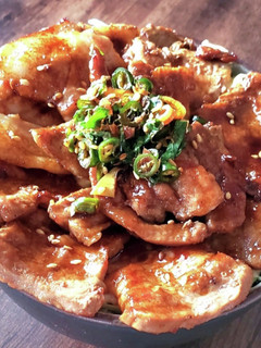 特製桃ジャム味噌ダレの豚丼-レシピのメイン写真