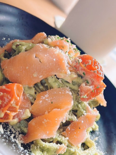 スモークサーモンのクリームパスタ-レシピのメイン写真