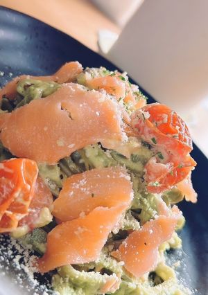 スモークサーモンのクリームパスタ-レシピのメイン写真