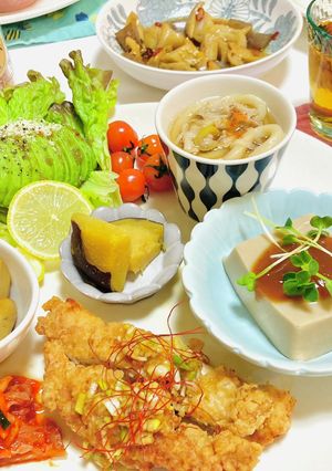 鶏胸肉でユーリンチーメインの今日の晩ご飯-レシピのメイン写真