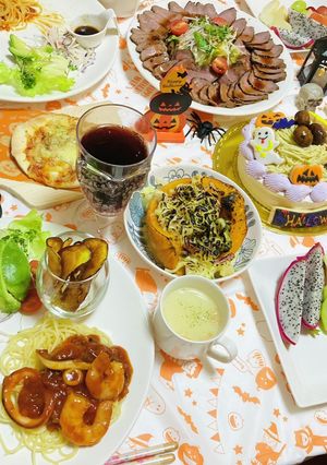 かぼちゃグラタン・ハロウィンごはん-レシピのメイン写真