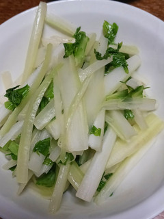 セロリの塩炒め-レシピのメイン写真