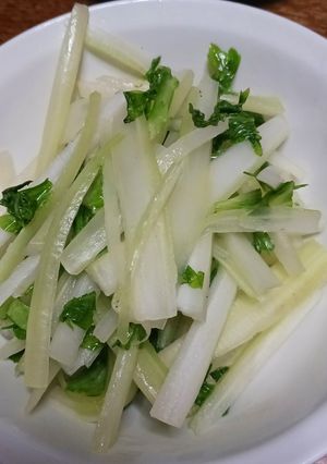 セロリの塩炒め-レシピのメイン写真