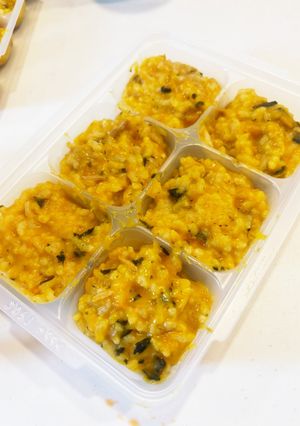 かぼちゃ豆乳リゾット（離乳食9ヶ月〜）-レシピのメイン写真