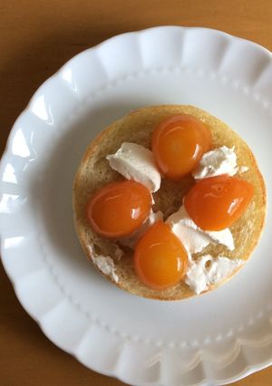 きんかんクリームチーズトースト-レシピのメイン写真
