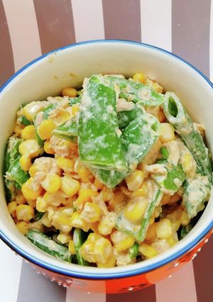 【春の小鉢】スナップえんどうの副菜-レシピのメイン写真