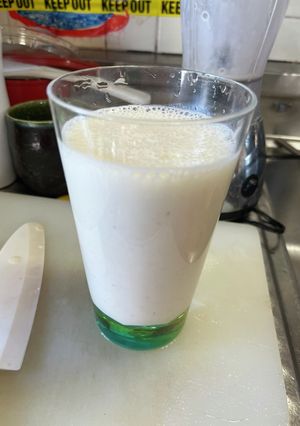 バナナプロテインシェイク-レシピのメイン写真
