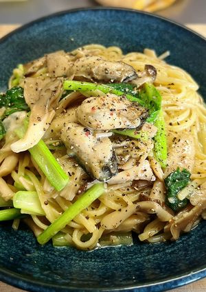 牡蠣きのこ和風パスタ-レシピのメイン写真