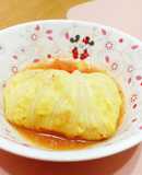 豆腐と塩麹！林檎トマト鶏肉ロールキャベツ