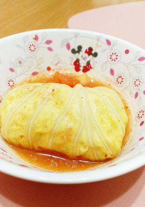 豆腐と塩麹!林檎トマト鶏肉ロールキャベツ-レシピのメイン写真