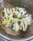豚肉と白菜のミルフィーユ蒸し