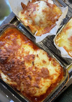 グラタン風ハンバーグ-レシピのメイン写真