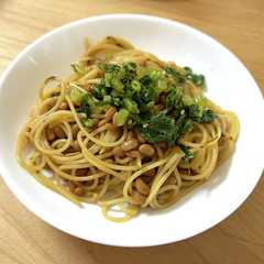 รูปของ 茹でて混ぜるだけの和風＊納豆パスタ