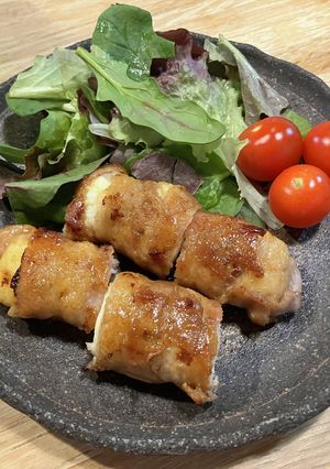 ズボラ巨大メシ⭐︎大きな肉巻きチーズ-レシピのメイン写真