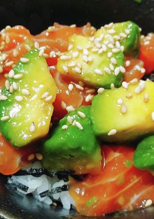 超やみつき!サーモンポキ丼のタレの作り方-レシピのメイン写真