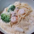 カンタン明太マヨクリームパスタぽいやつ