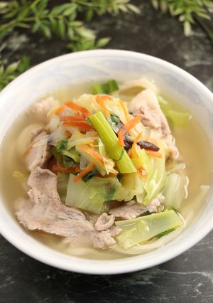 簡単！肉野菜うどん　ラーメンうどん-レシピのメイン写真