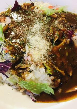 市販品で時短●サラダ&カレー-レシピのメイン写真