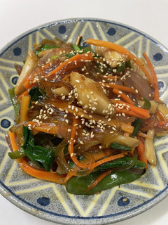 鶏胸肉と生葛切りの韓国風炒め野菜たっぷり-レシピのメイン写真
