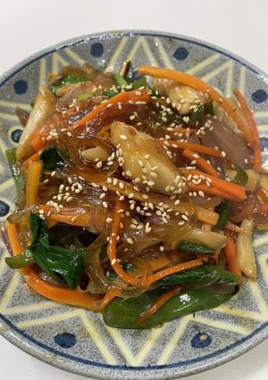 鶏胸肉と生葛切りの韓国風炒め野菜たっぷり-レシピのメイン写真