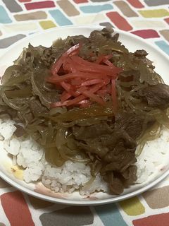 超簡単♪♪牛丼-レシピのメイン写真