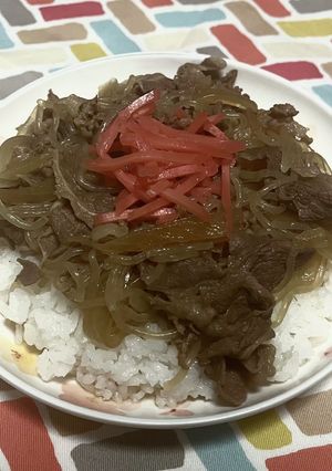 超簡単♪♪牛丼-レシピのメイン写真