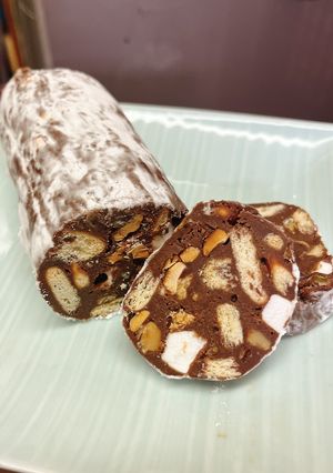 オレンジピールのチョコサラミ-レシピのメイン写真