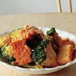 不味いブロッコリーと厚揚げ☆お弁当☆旨辛
