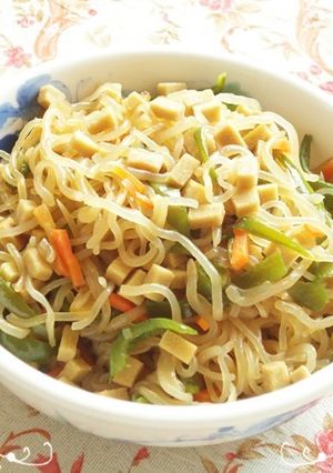 しらたきのきんぴら☆きざみ高野豆腐入り-レシピのメイン写真