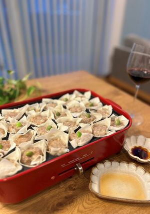 ホットプレートで簡単、豪華トリュフ焼売-レシピのメイン写真