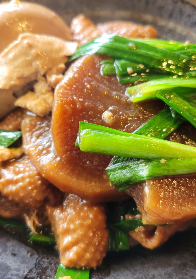 鳥皮と大根煮（安くてうまい）-レシピのメイン写真